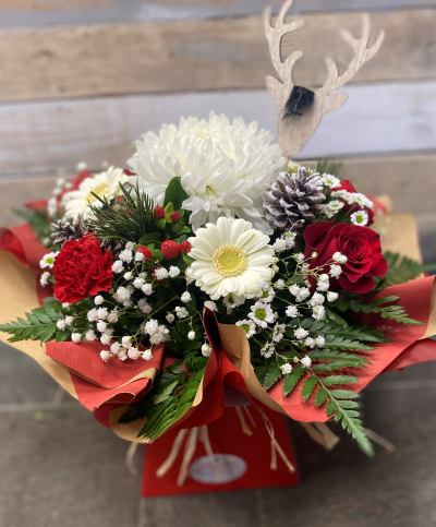 Jingle Bells - A selection of customer favourite flowers and foliage in a design that's simply the perfect Christmas present.